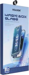 VEASON 6D PRO VEASON EASY-INSTALL GLASS + APPLICATOR FOR IPHONE 16 PLUS BLACK