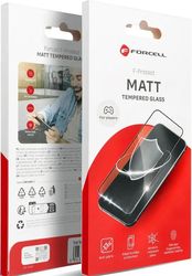 FORCELL MATT GLASS FOR IPHONE 15 PRO BLACK