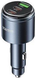 WK CAR CHARGER WK 95W DUAL PD+USB BLUE WP-C58