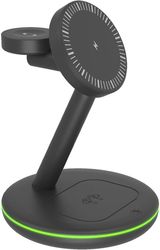 ICY BOX ICY BOX 3 IN 1 WIRELESS CHARGING STAND FOR SMARTPHONES/SMARTWATCH/EARPHONES ANTHRACITE IB-SH102-CH