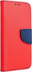 FANCY BOOK CASE FOR XIAOMI REDMI NOTE 14 5G RED / NAVY