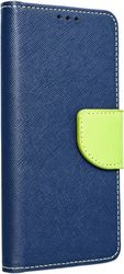 FANCY BOOK CASE FOR XIAOMI REDMI NOTE 14 PRO 5G / 14 PRO PLUS 5G NAVY / LIME