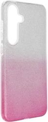 SHINING CASE FOR SAMSUNG S25 PLUS TRANSPARENT PINK