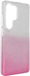 SHINING CASE FOR SAMSUNG S25 ULTRA TRANSPARENT PINK