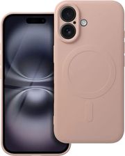 SILICONE MAG COVER CASE COMPATIBLE WITH MAGSAFE FOR IPHONE 16 PINK