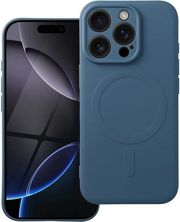 SILICONE MAG COVER CASE COMPATIBLE WITH MAGSAFE FOR IPHONE 16 PRO BLUE