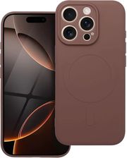 SILICONE MAG COVER CASE COMPATIBLE WITH MAGSAFE FOR IPHONE 16 PRO BROWN