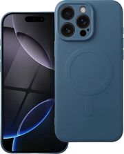 SILICONE MAG COVER CASE COMPATIBLE WITH MAGSAFE FOR IPHONE 16 PRO MAX BLUE