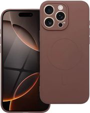 SILICONE MAG COVER CASE COMPATIBLE WITH MAGSAFE FOR IPHONE 16 PRO MAX BROWN