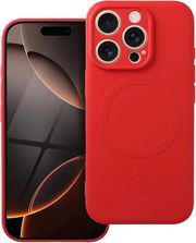 SILICONE MAG COVER CASE COMPATIBLE WITH MAGSAFE FOR IPHONE 16 PRO RED