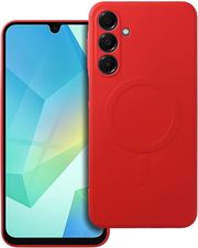 SILICONE MAG COVER CASE COMPATIBLE WITH MAGSAFE FOR SAMSUNG A16 RED