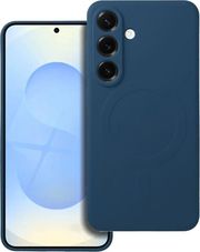 SILICONE MAG COVER CASE COMPATIBLE WITH MAGSAFE FOR SAMSUNG S25 BLUE