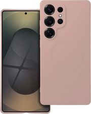 SILICONE MAG COVER CASE COMPATIBLE WITH MAGSAFE FOR SAMSUNG S25 ULTRA PINK