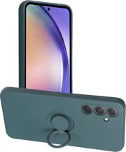 SILICONE RING CASE FOR SAMSUNG A54 5G GREEN