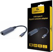 CABLEXPERT USB TYPE-C GIGABIT NETWORK ADAPTER SPACE GREY RETAIL PACK A-USB3C-LAN-01