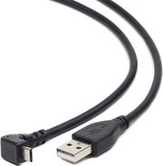 CABLEXPERT ANGLED MICRO-USB CABLE 1,8M CCP-MUSB2-AMBM90-6