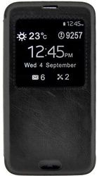 4-OK 4-OK BOOK WINDOW FOR SAMSUNG GALAXY S6 BLACK FBWS6N