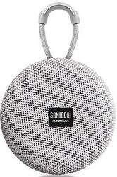 SONIC GEARS SONICGEAR SONICGO 2 BLUETOOTH 5.3 PORTABLE SPEAKER WITH MIC FM RADIO USB PLAYBACK GREY SONICGO2-GR