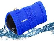 TOSHIBA AUDIO TOSHIBA AUDIO FLOATING WATERPROOF BLUETOOTH SPEAKER BLUE TY-WSP100-BLU