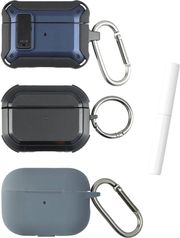 4SMARTS 4SMARTS CASE SET ALPHA FOR AIRPODS PRO 2 SET OF 3 PCS