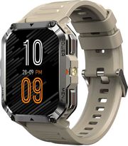 BLACKVIEW MULTI-FUNCT SMARTWATCH WITH FLASHLIGHT COMPASS BT CALL&amp;HEALTH MANAGEMENT KHAKI W70PRO-KH