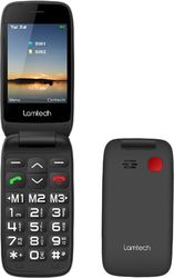 ΚΙΝΗΤΟ LAMTECH FLIP PHONE 2.8' DISPLAY WITH BT FM RADIO SOS 1400 MAH GR MENU FLIP-X BLACK LAM980633