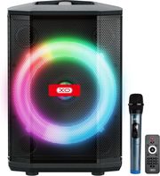 XO XO F53 ΦΟΡΗΤΟ BLUETOOTH ΗΧΕΙΟ ΜΕ ΑΣΥΡΜΑΤΟ ΜΙΚΡΟΦΩΝΟ ΤΗΛΕΧΕΙΡΙΣΤΗΡΙΟ ΚΑΙ RGB ΦΩΤΙΣΜΟ 40W