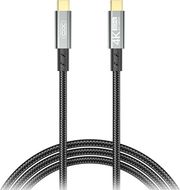 XO GB020 ΚΑΛΩΔΙΟ USB 3.2 GEN 2X2 TYPE-C ΑΡΣ. - TYPE-C ΑΡΣ. 1.00M ΣΕ ΜΑΥΡΟ ΧΡΩΜΑ