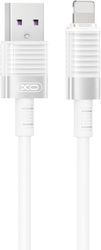XO NB282 ΚΑΛΩΔΙΟ USB HIGH-SPEED Α ΑΡΣ. - LIGHTNING 1.00M ΣΕ ΛΕΥΚΟ ΧΡΩΜΑ