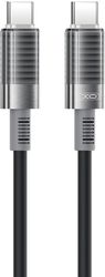 XO NB-Q282B ΚΑΛΩΔΙΟ USB HIGH-SPEED TYPE-C ΑΡΣ. - TYPE-C ΑΡΣ. 1.00M ΣΕ ΜΑΥΡΟ ΧΡΩΜΑ