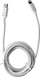 LIME LIME LCL02 ΛΕΥΚΟ KΑΛΩΔΙΟ USB TYPE-C ΣΕ LIGHTNING 4.0A 2M ΓΙΑ ΦΟΡΤΙΣΗ ΚΑΙ ΔΕΔΟΜΕΝΑ-24W