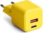 COLORUM WALL CHARGER USB-A + USB-C PD 30W CLS30-AC-05 XYELLOW