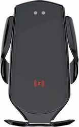 MAXLIFE CAR HOLDER FOR AIR VENT MXCH-08 AUTOMATIC WITH WIRELESS CHARGING BLACK 15W