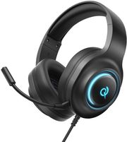 QCY V200 PRO USB BLACK - WIRED RGB GAMING HEADSET PS4/PS5/PC