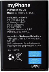 MYPHONE ORIGINAL BATTERY 6410 LTE