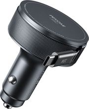 ΦΟΡΤΙΣΤΗΣ ΑΥΤΟΚΙΝΗΤΟΥ 33W WK WP-C61, ΜΕ ΚΑΛΩΔΙΟ USB-C ΑΝΘΡΑΚΙ