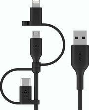 BELKIN BOOST CHARGE UNIV. CABLE 1,2M LIGHTN./MICRO/USB-C - USB-A