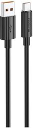 USB 2.0 CABLE FONENG XS07 USB A TO USB C 3Α 1.2M BLACK