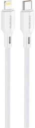 USB 2.0 CABLE FONENG XS11 BRAIDED USB C TO LIGHTNING PD 30W 1M WHITE