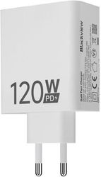 BLACKVIEW BLACKVIEW TYPE-C GAN POWER ADAPTER 120W WHITE BV-PA-120W
