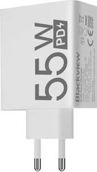 BLACKVIEW BLACKVIEW TYPE-C GAN POWER ADAPTER 55W WHITE BV-PA-55W