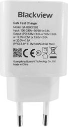 BLACKVIEW TYPE-C GAN POWER ADAPTER 30/33W WHITE BV-PA-30/33W