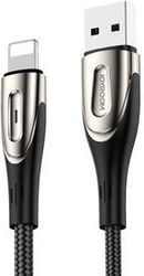 USB CABLE FOR LIGHTNING JOYROOM SHARP S-M411 2.4A, 3M (BLACK)