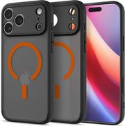 SPIGEN ULTRA HYBRID MAGSAFE FROST BLACK ORANGE FOR IPHONE 17 PRO