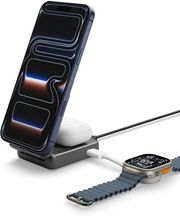 SPIGEN ESSENTIAL MAGSAFE 2-IN-1+C WIRELESS CHARGER EF302MOQ BLACK