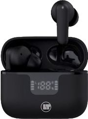 LAMTECH BT V6.0 EARBUDS ANC &amp; 4MIC ENC WITH LED CHARGING CASE BLACK LAM980923