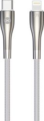 FOREVER SLEEK CABLE USB-C TO LIGHTNING 1,0 M 27W WHITE