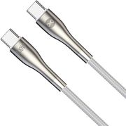 FOREVER SLEEK CABLE USB-C TO USB-C 1,0 M 100W WHITE