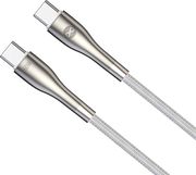 FOREVER SLEEK CABLE USB-C TO USB-C 1,0 M 60W WHITE