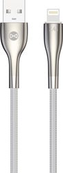 FOREVER SLEEK CABLE USB TO LIGHTNING 1,0 M 2.4A WHITE